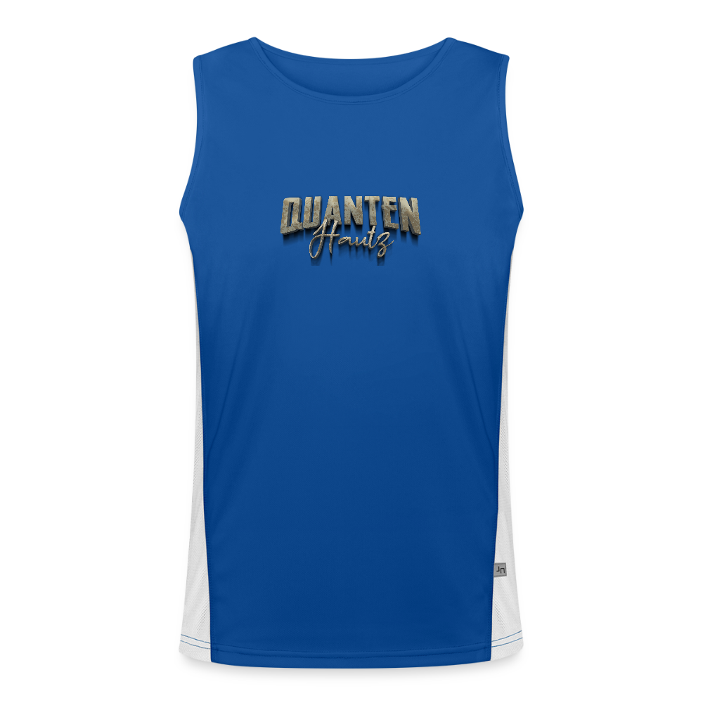 Funktionelles Kontrast-Tank Top für Männer Quanten Hautz - Royal/Weiß