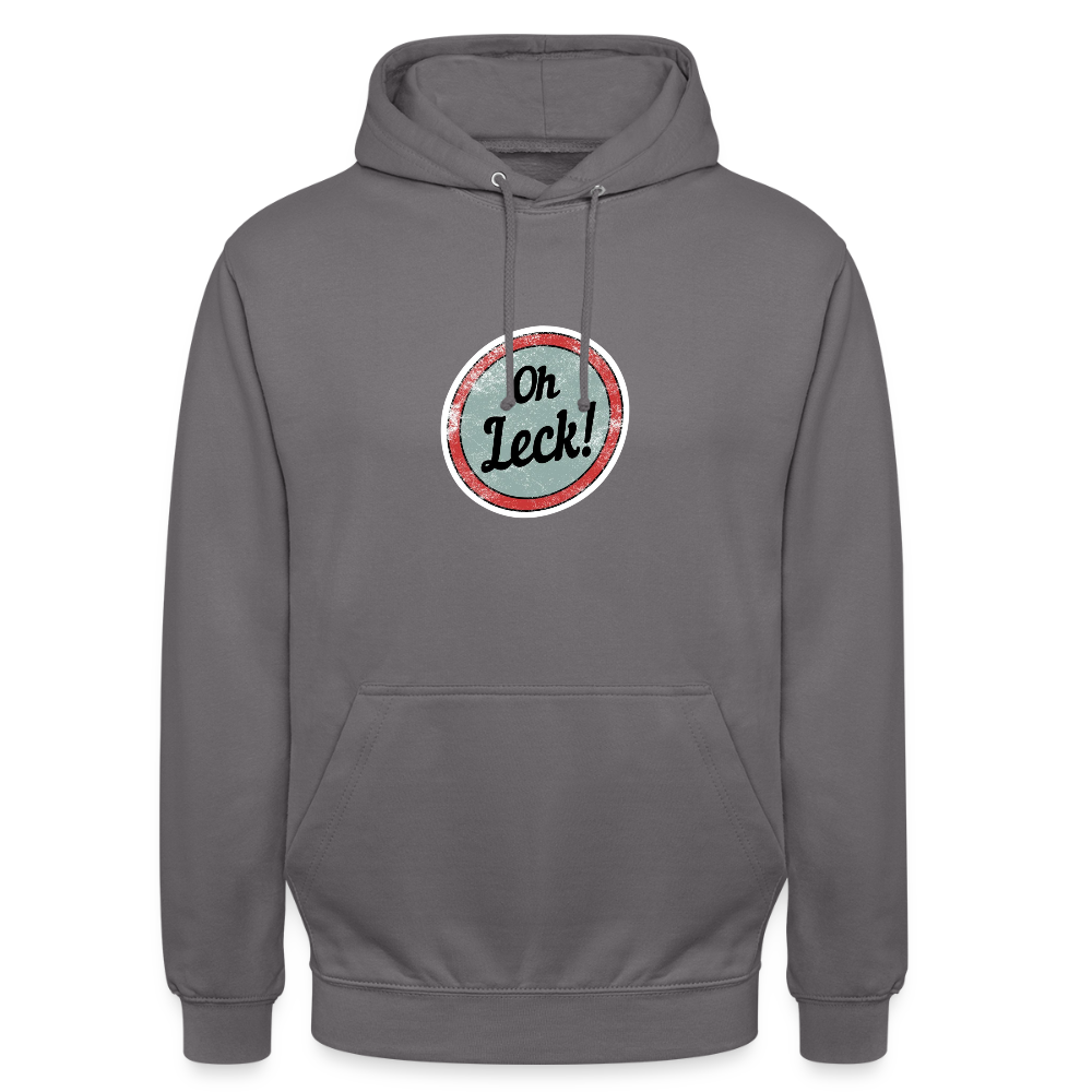 Unisex Hoodie Oh Leck! - Mittelgrau