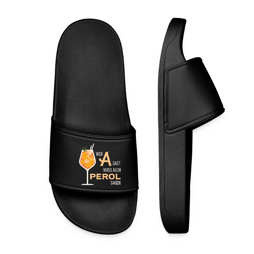 Frauen Badelatschen Aperol - Schwarz
