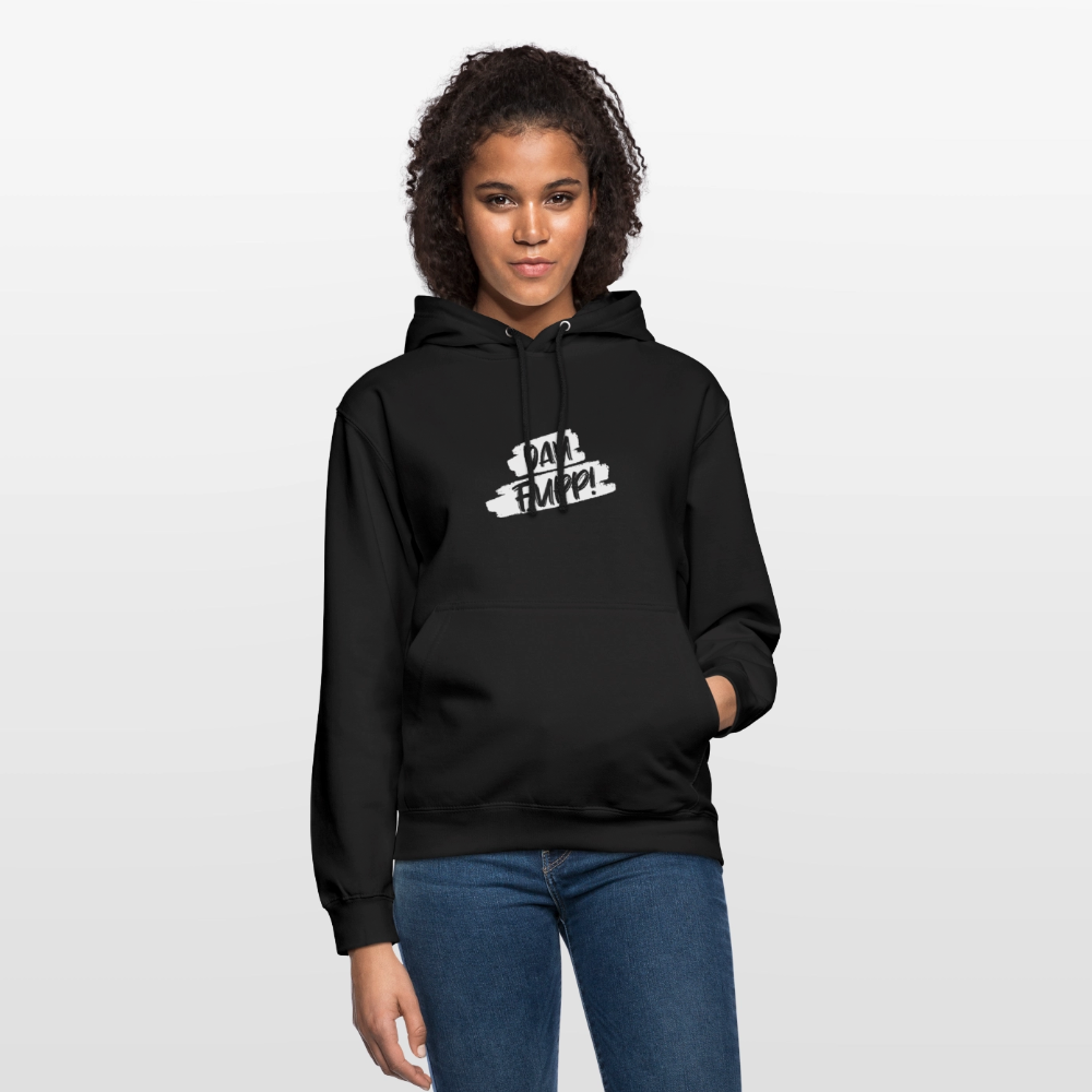 Unisex Hoodie Dau Fupp - Schwarz