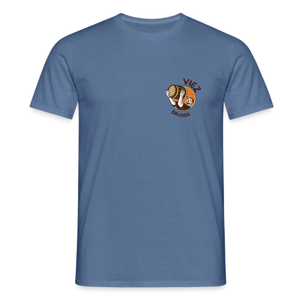 Männer T-Shirt Viezbruder - Taubenblau 