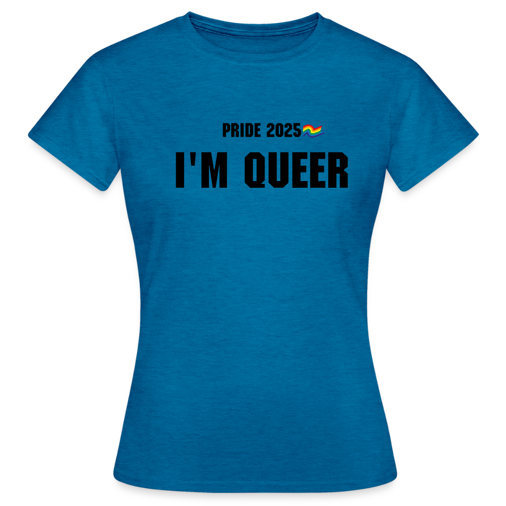 Frauen T-Shirt Pride - Antikblaues Saphir meliert
