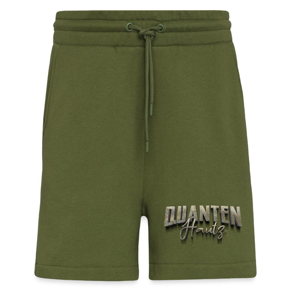 Organic Relaxed Shorts Quanten Hautz - MOSS GREEN