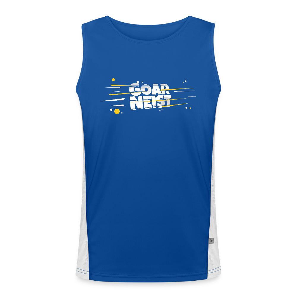 Funktionelles Kontrast-Tank Top für Männer Goarneist - Royal/Weiß