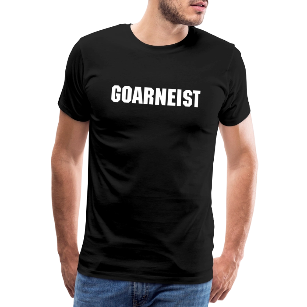 Männer Premium T-Shirt Goarneist - Schwarz