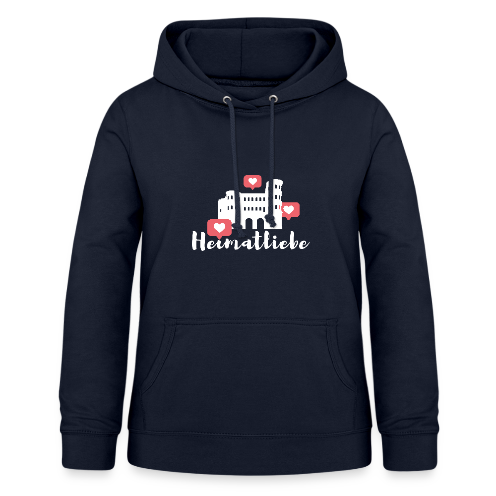 Frauen Hoodie Heimatliebe - Navy