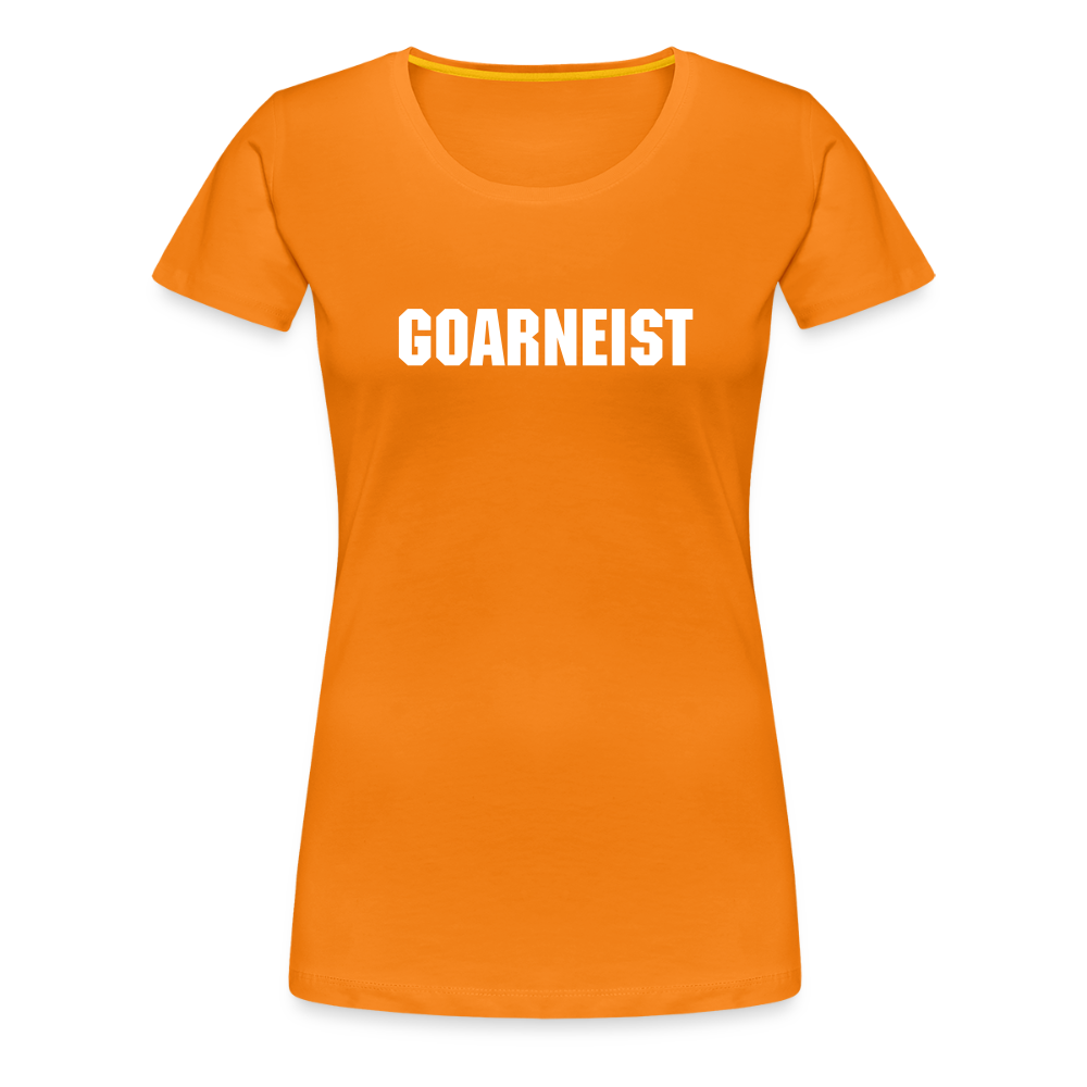 Frauen Premium T-Shirt Goarneist - Orange