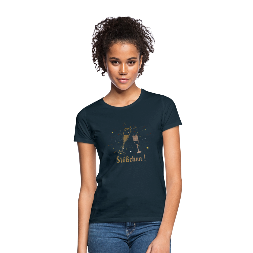 Frauen T-Shirt Stößchen - Navy