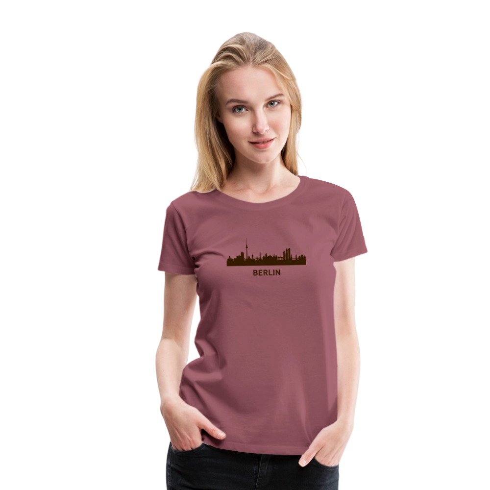 Frauen Premium T-Shirt Berlin - Malve