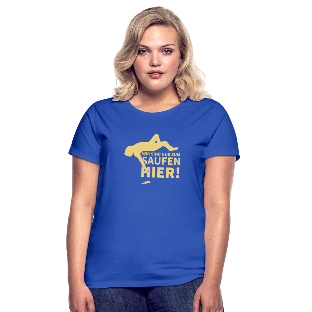 Frauen T-Shirt JGA - Royalblau