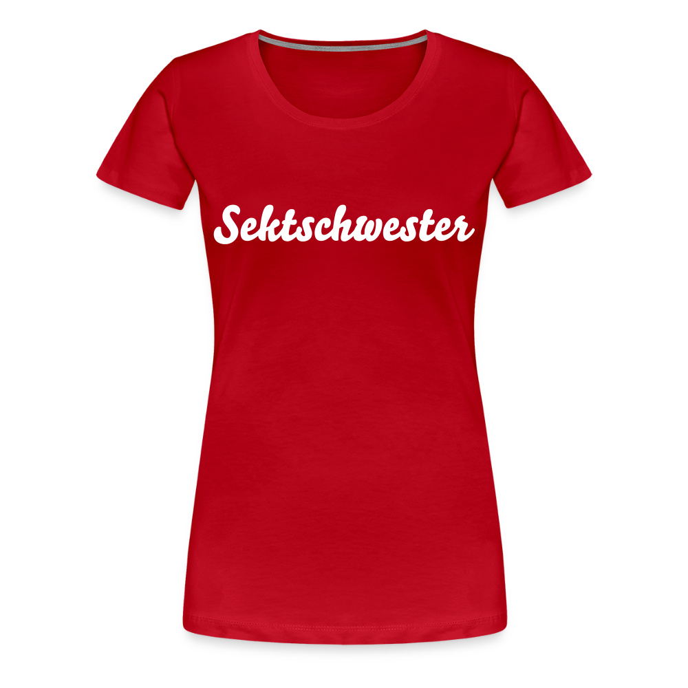 Frauen Premium T-Shirt Sektschwester - Rot