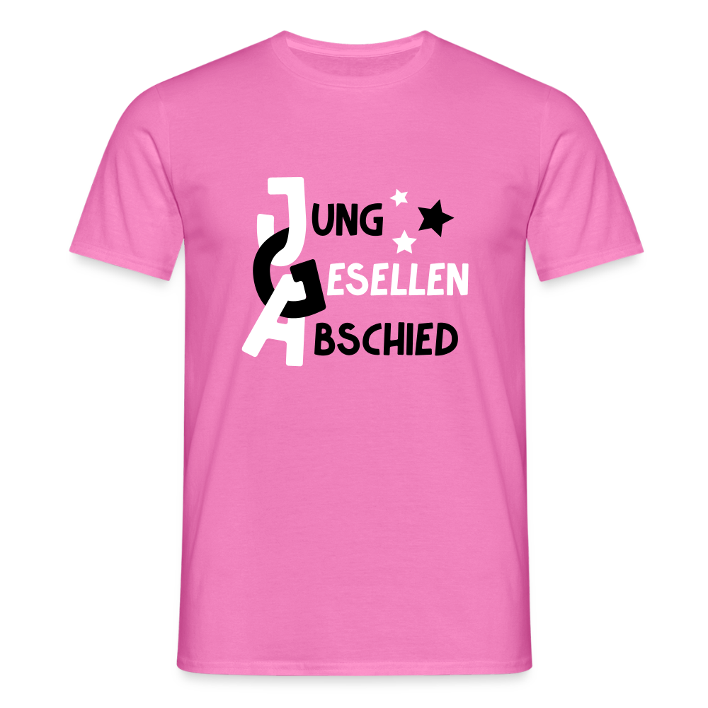 Männer T-Shirt JGA - Pink