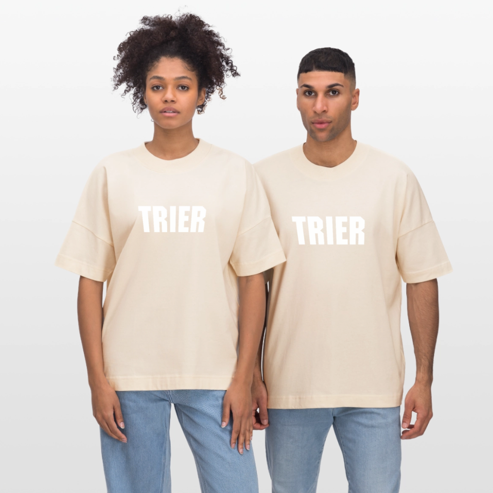 Stanley/Stella Oversized Unisex Bio T-Shirt Trier - Weißgrau