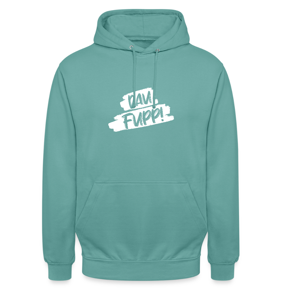 Unisex Hoodie Dau Fupp - Pastelltürkis