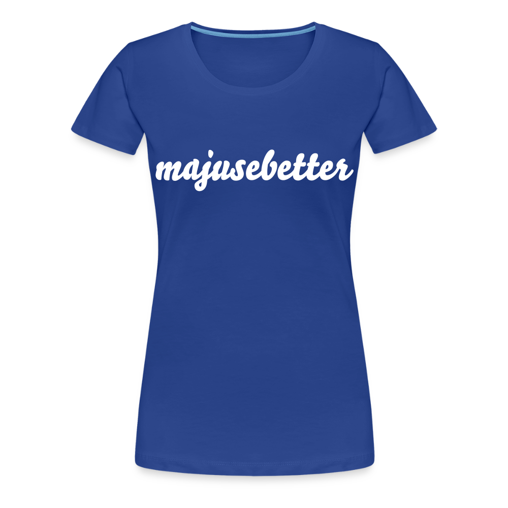 Frauen Premium T-Shirt majusebetter - Königsblau