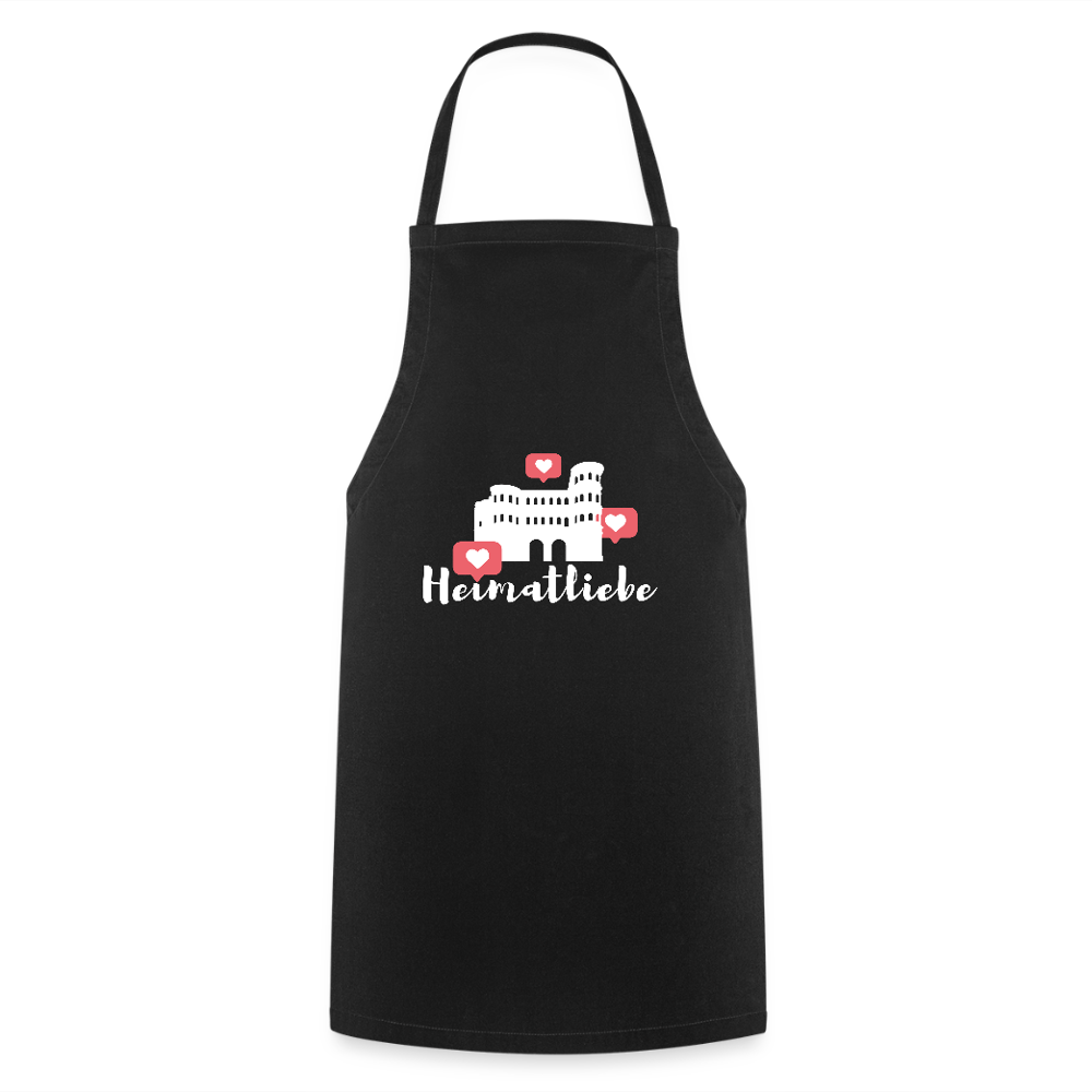 Kochschürze Heimatliebe - Schwarz