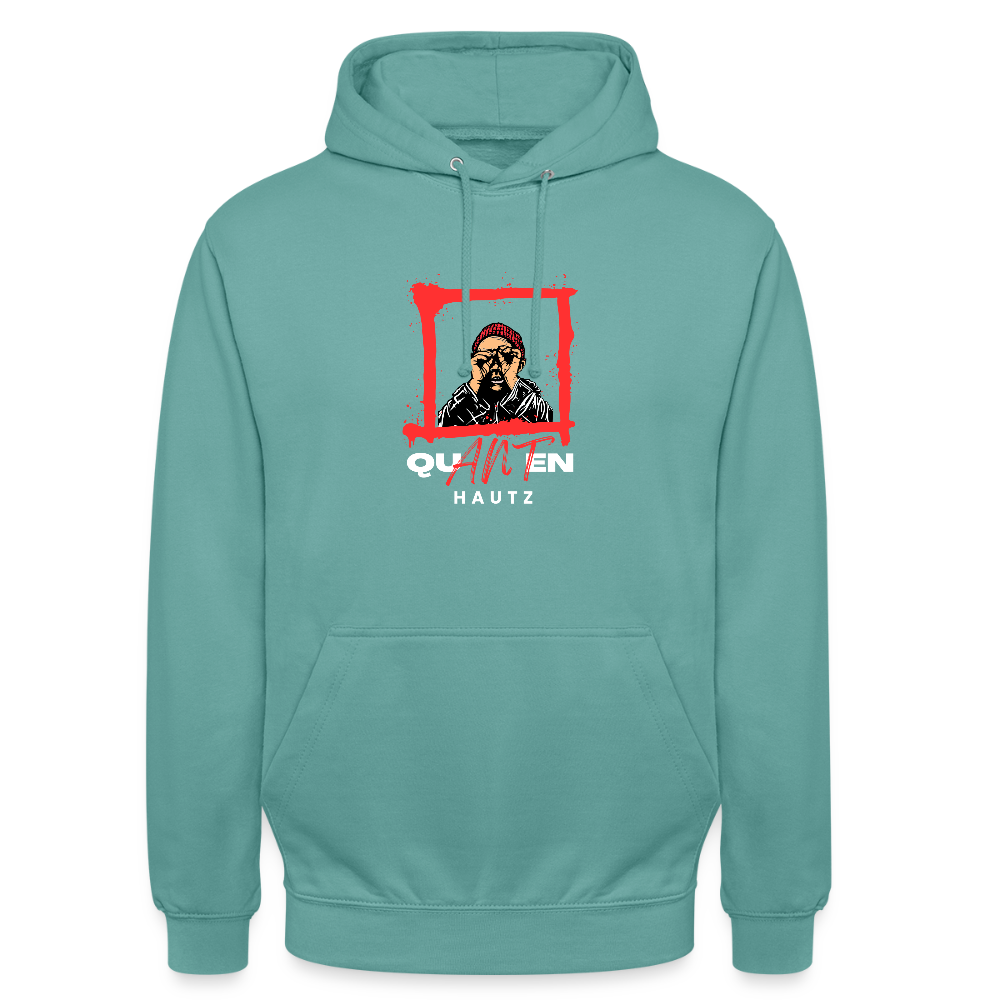 Unisex Hoodie Quanten Hautz - Pastelltürkis