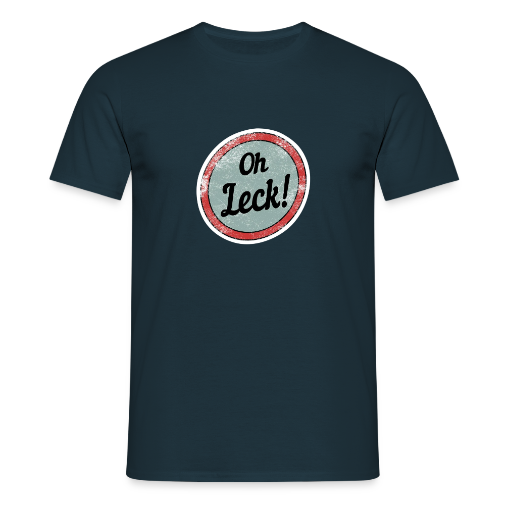 Männer T-Shirt Oh Leck! - Navy