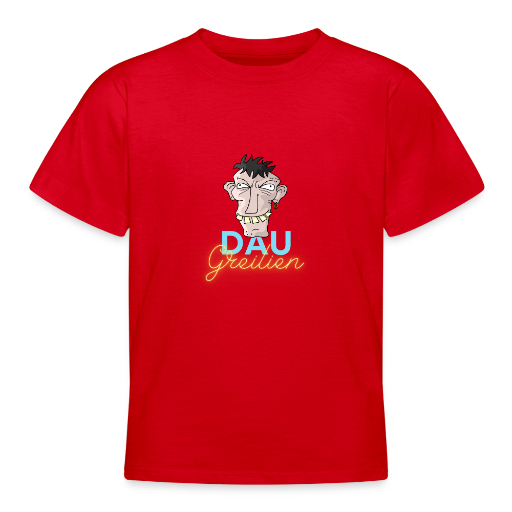 Teenager T-Shirt Dau greilien - Rot