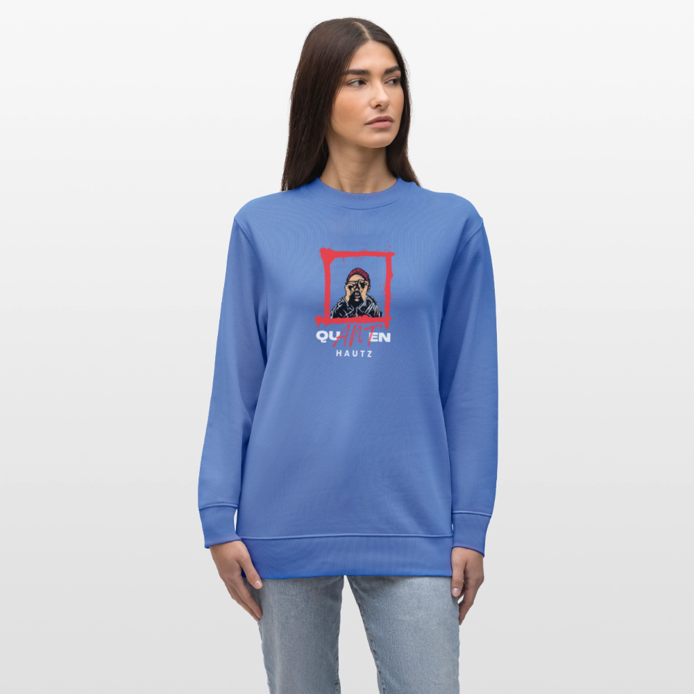 Unisex Bio-Sweatshirt CHANGER  Quanten Hautz - Blau