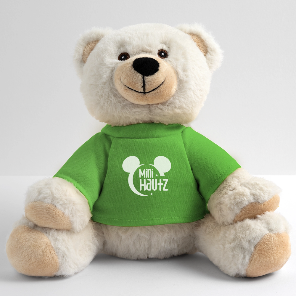 MiniFeet® RecycelBär® Creme mini Hautz - Hellgrün