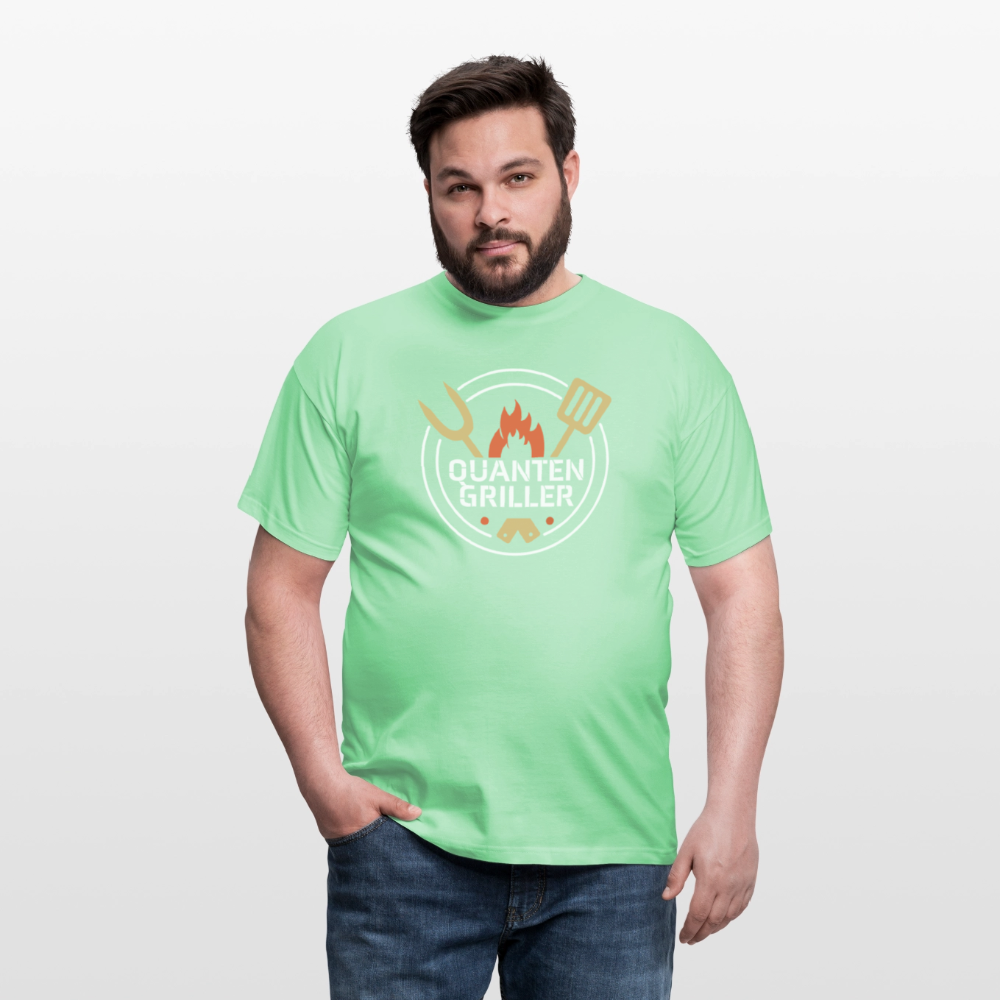 Männer T-Shirt Quanten Griller - Mintgrün