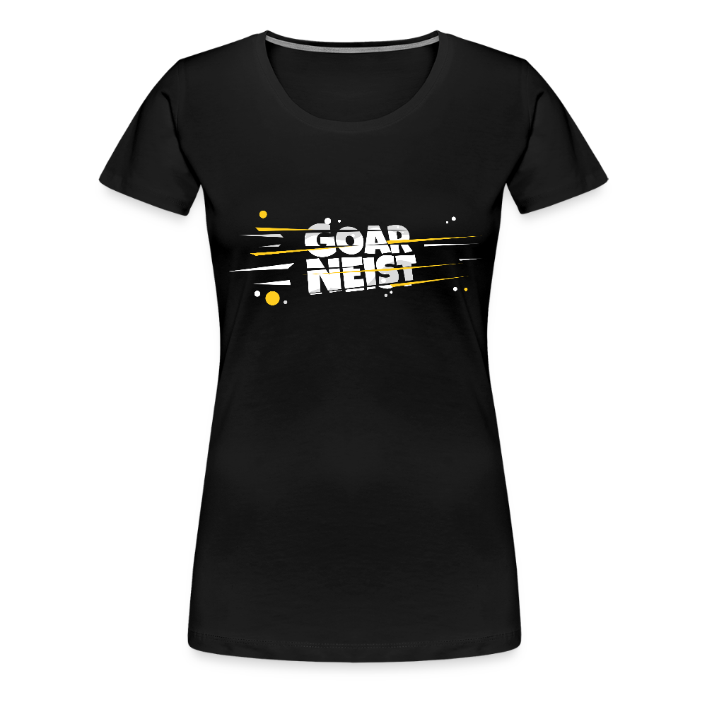 Frauen Premium T-Shirt Goarneist - Schwarz