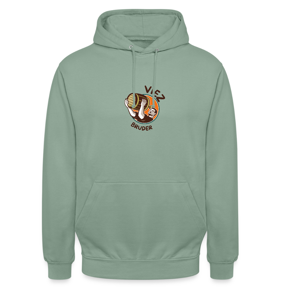 Unisex Hoodie Viezbruder - Graugrün