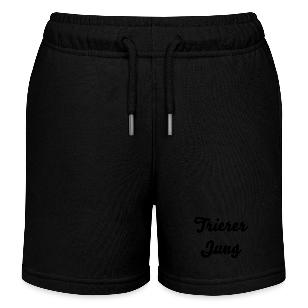 Kinder Bio-Joggingshorts Trierer Jung - Schwarz