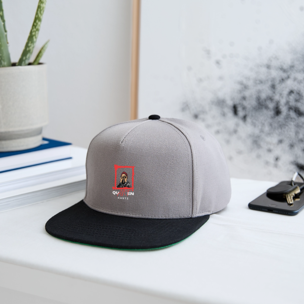 Snapback Cap Quanten Hautz - Graphit/Schwarz