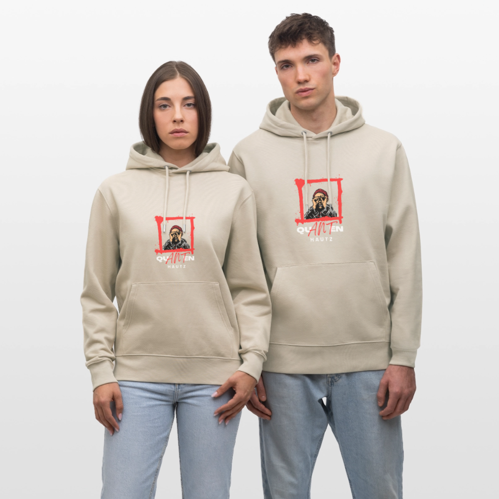 Unisex Bio-Hoodie CRUISER  Quanten Hautz - Beige
