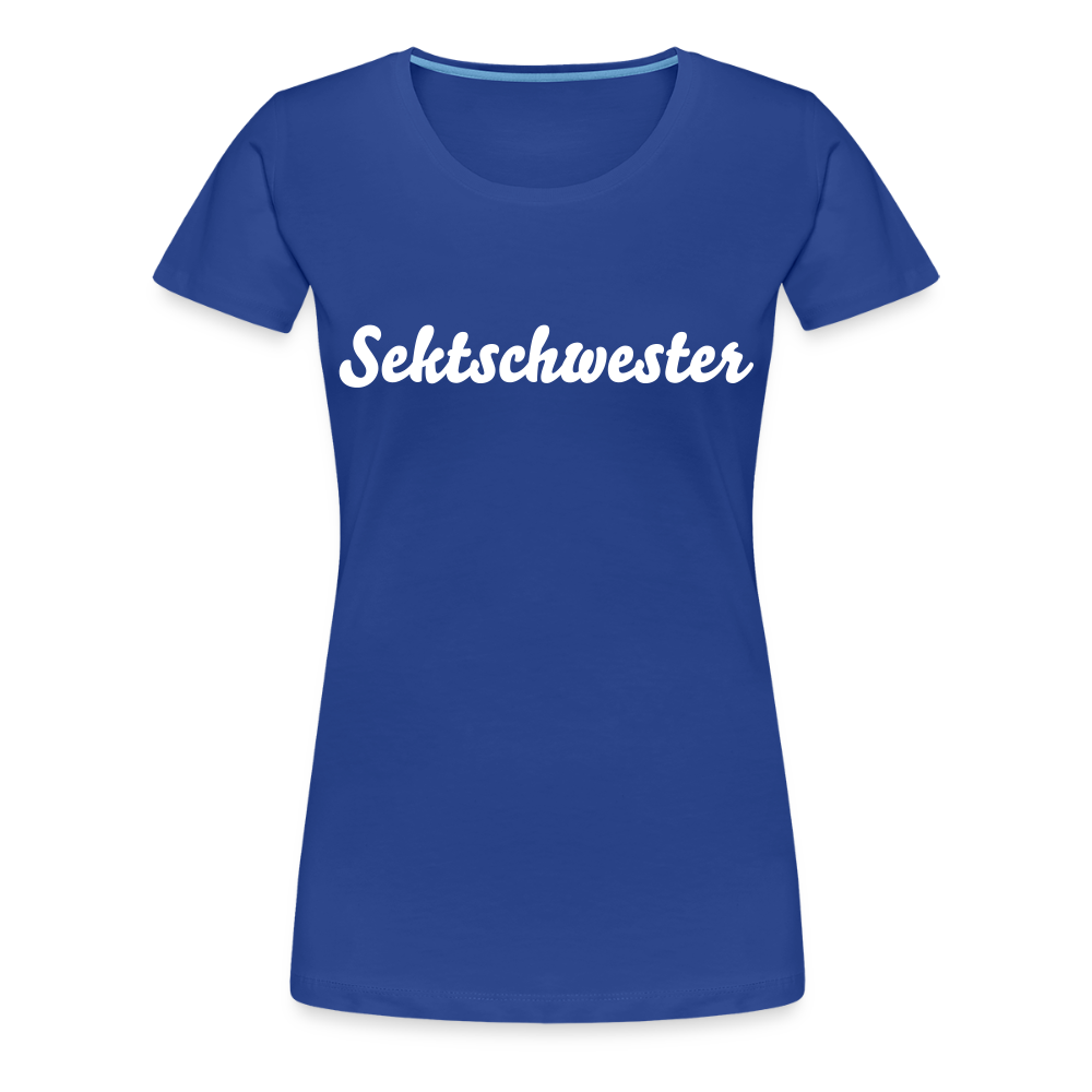 Frauen Premium T-Shirt Sektschwester - Königsblau