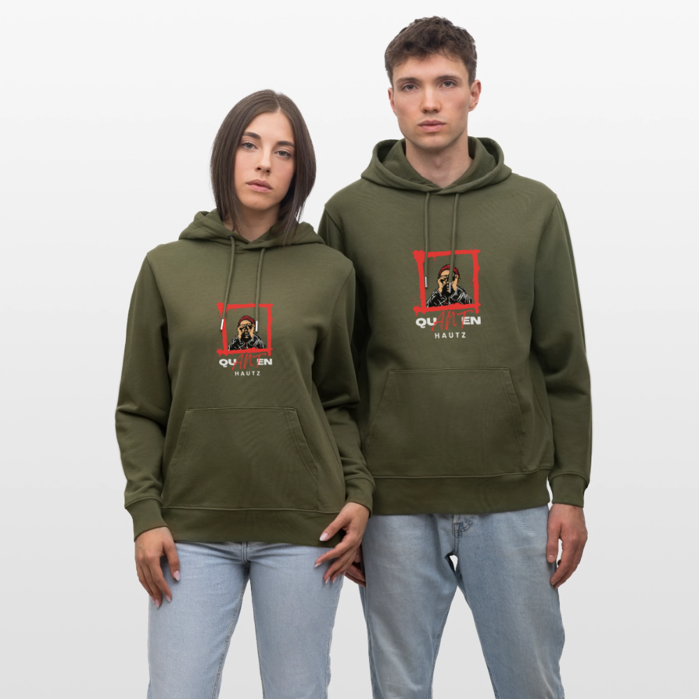 Unisex Bio-Hoodie CRUISER  Quanten Hautz - Khaki Grün