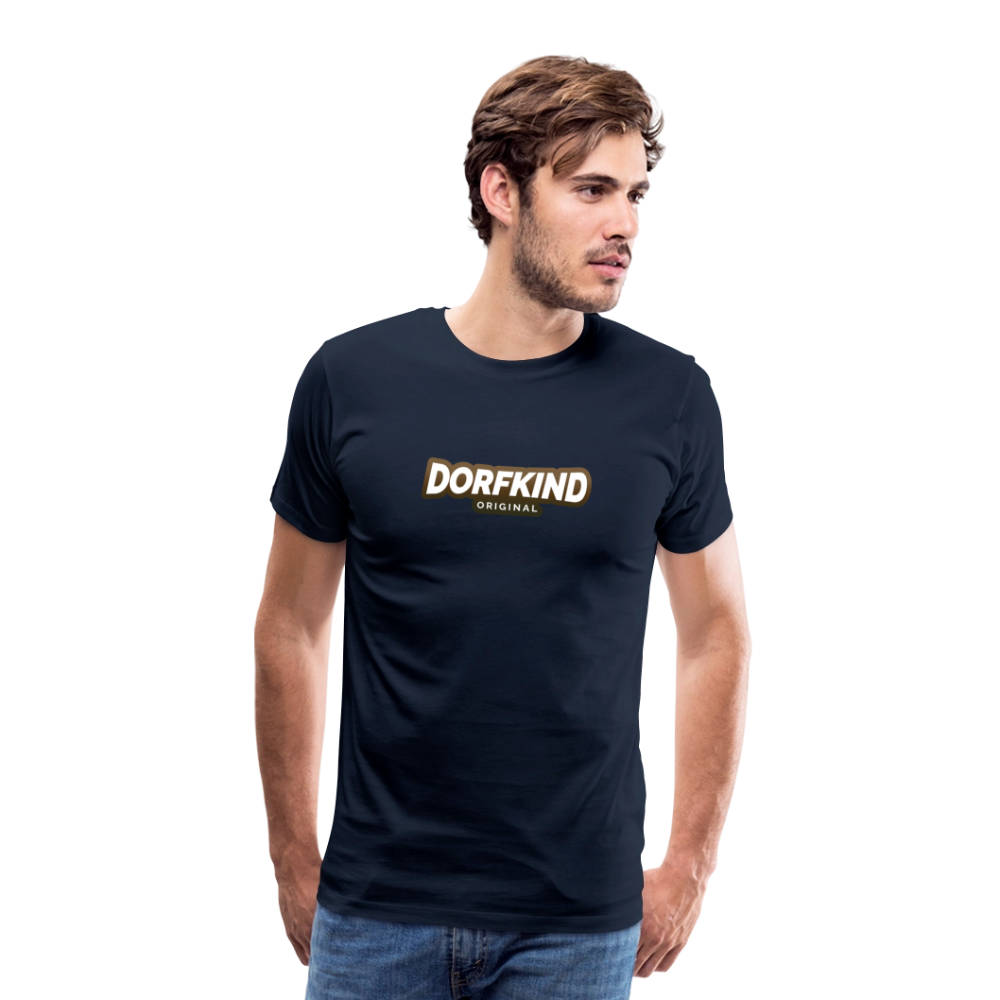 Männer Premium T-Shirt Dorfkind - Navy