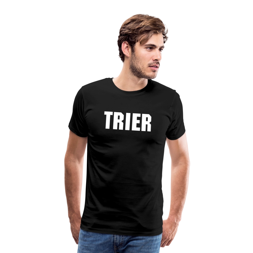 Männer Premium T-Shirt Trier - Schwarz