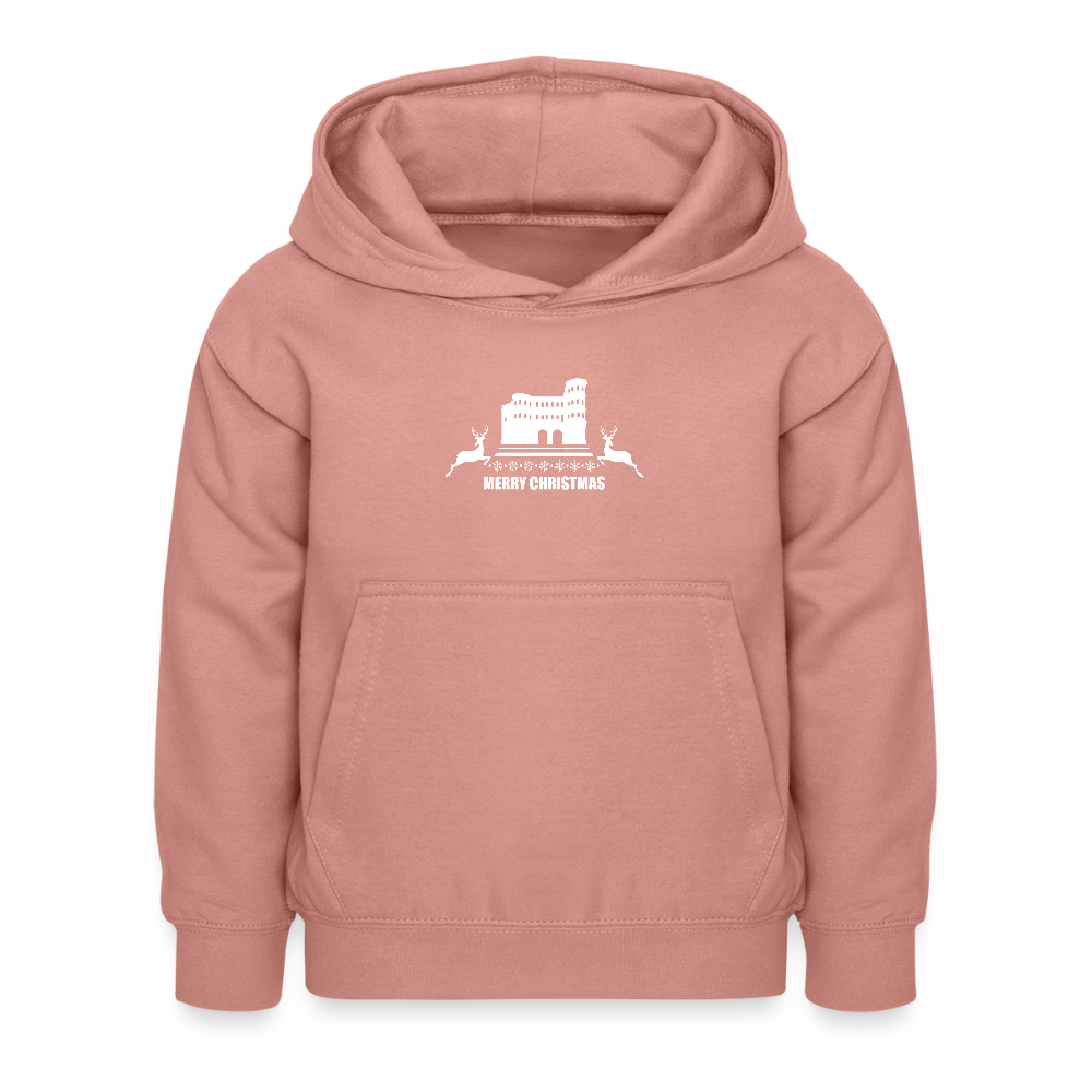 Kinder Hoodie Weihnachten - Altrosa