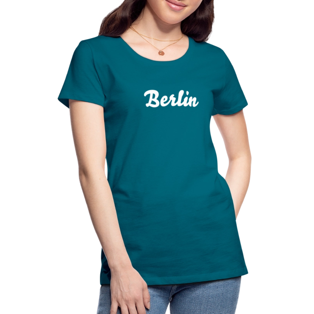 Frauen Premium T-Shirt Berlin - Divablau