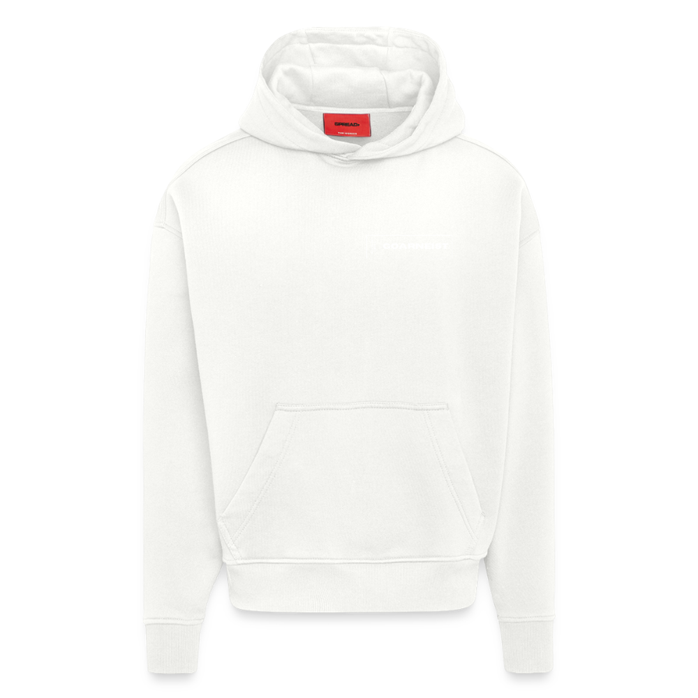 Heavyweight Oversized Organic Hoodie Made in EU goarneist - OFF WHITE