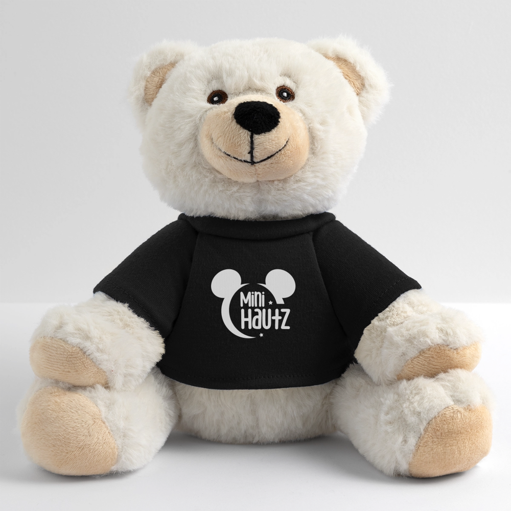 MiniFeet® RecycelBär® Creme mini Hautz - Schwarz