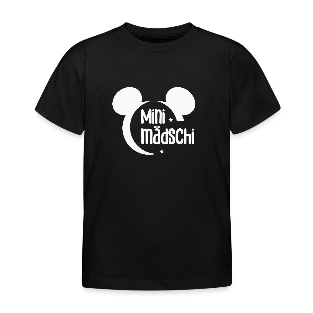 Kinder T-Shirt Mini Mädschi - Schwarz