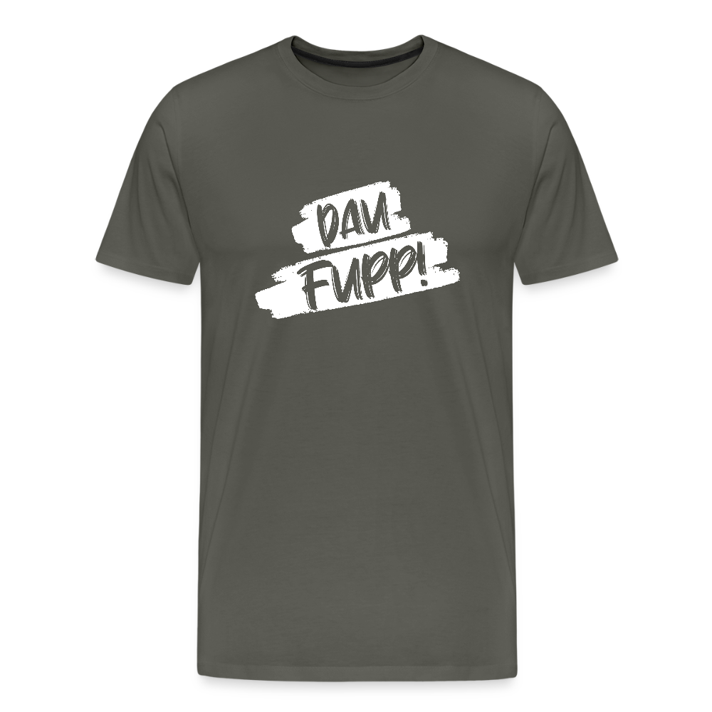 Männer Premium T-Shirt Dau Fupp - Asphalt