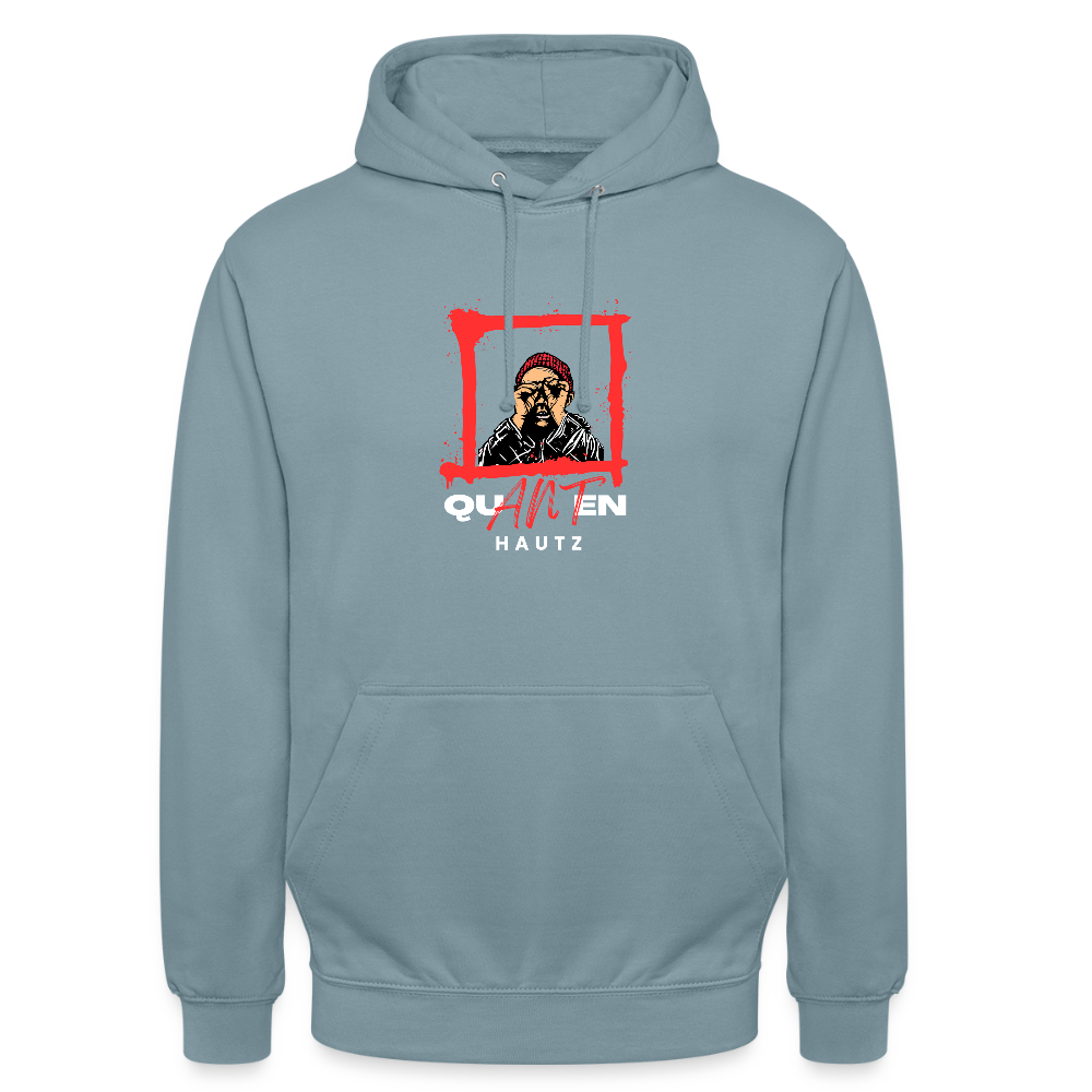 Unisex Hoodie Qunaten Hautz - Nebelblau