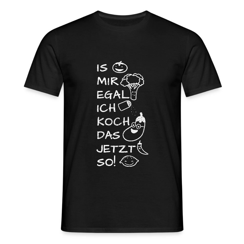 Männer T-Shirt Fun - Schwarz