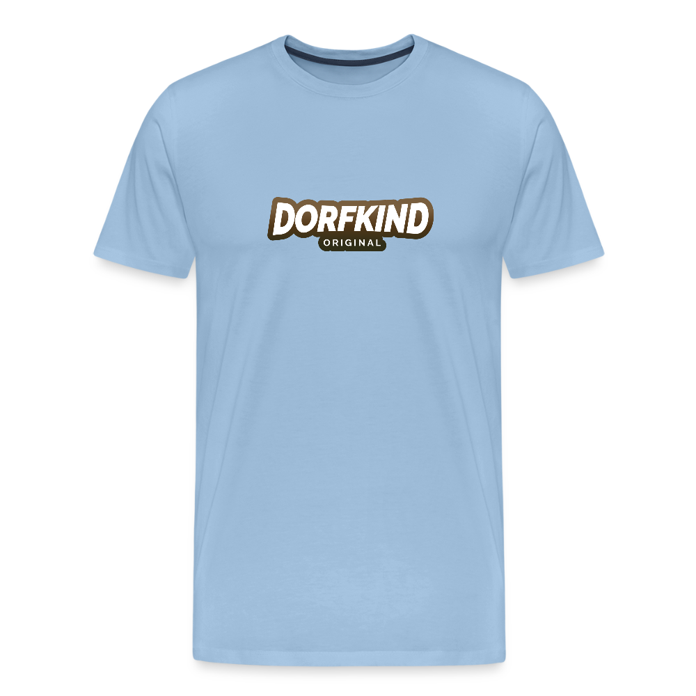 Männer Premium T-Shirt Dorfkind - Sky