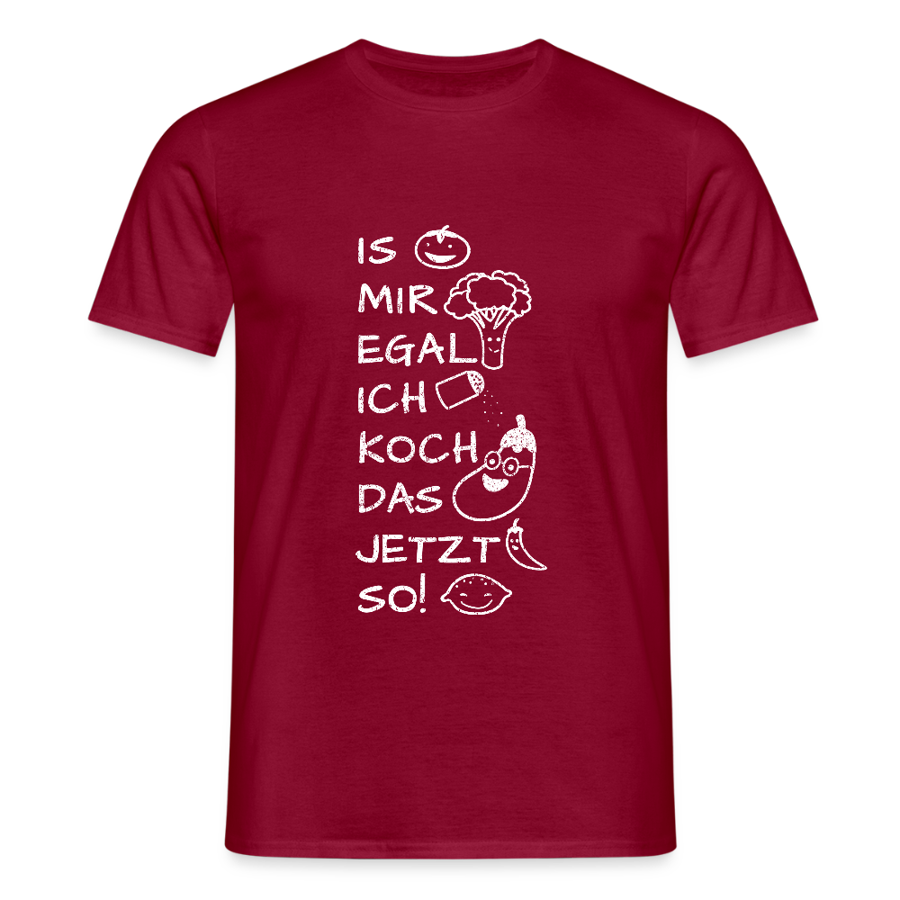 Männer T-Shirt Fun - Ziegelrot