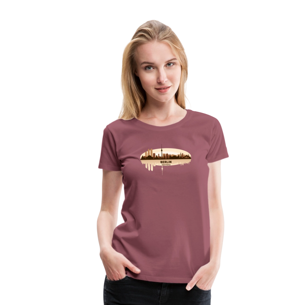 Frauen Premium T-Shirt Berlin - Malve