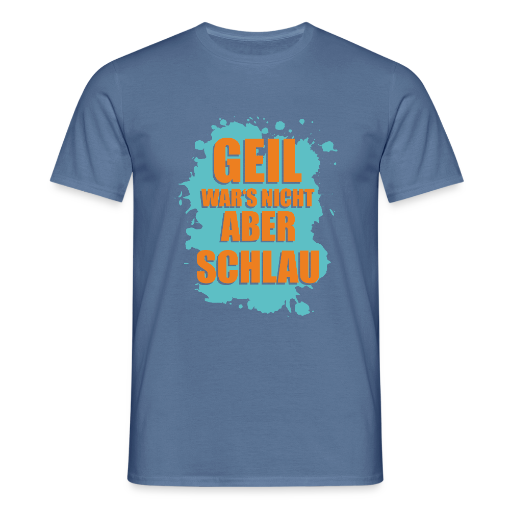 Männer T-Shirt FUN - Taubenblau 