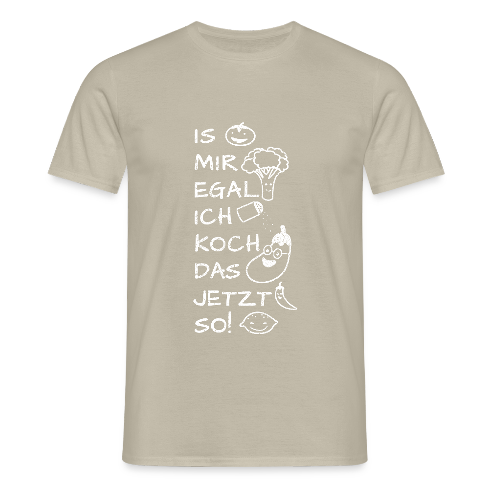 Männer T-Shirt Fun - Sandbeige