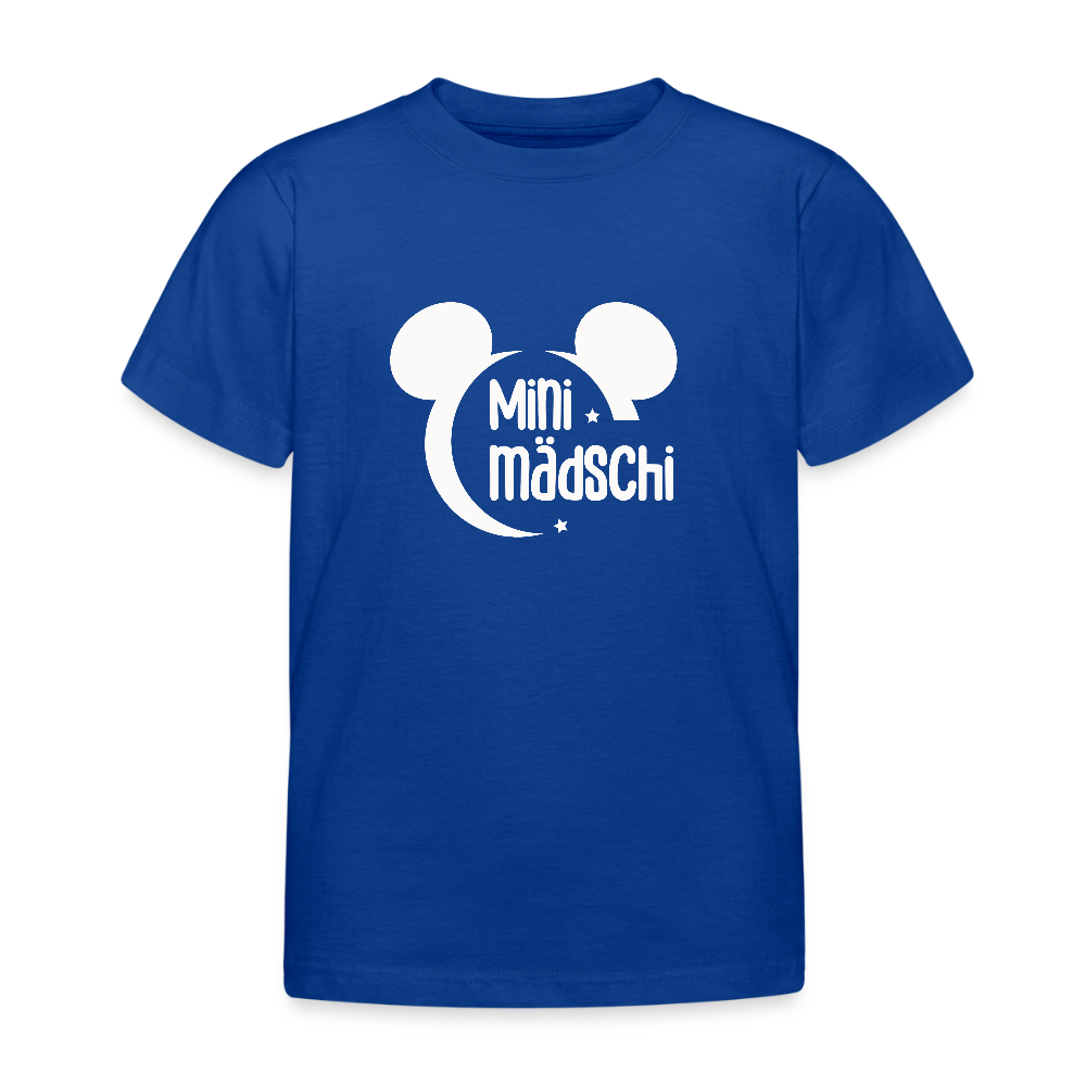 Kinder T-Shirt Mini Mädschi - Royalblau