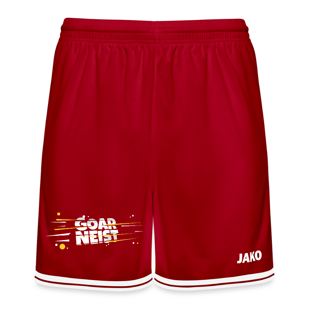 JAKO Basketball Short Center 2.0 Goarneist - Rot/Weiß